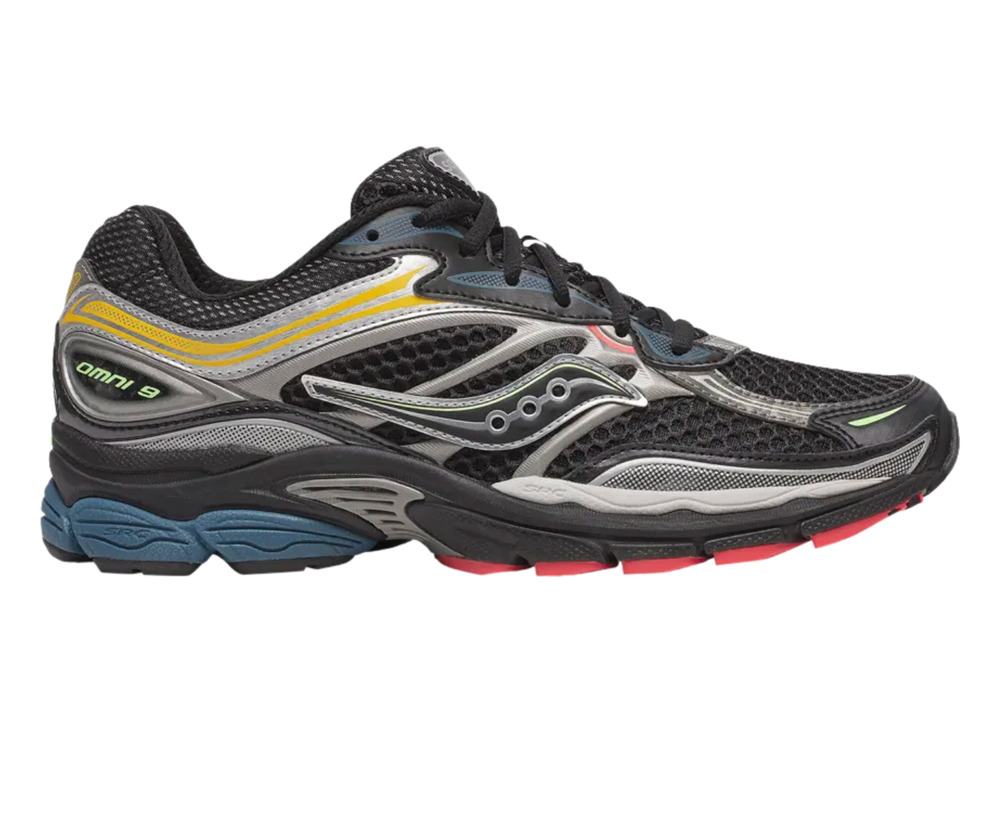 MENS SAUCONY PROGRID OMNI 9 Sz 11.5 NEW Black/Multi